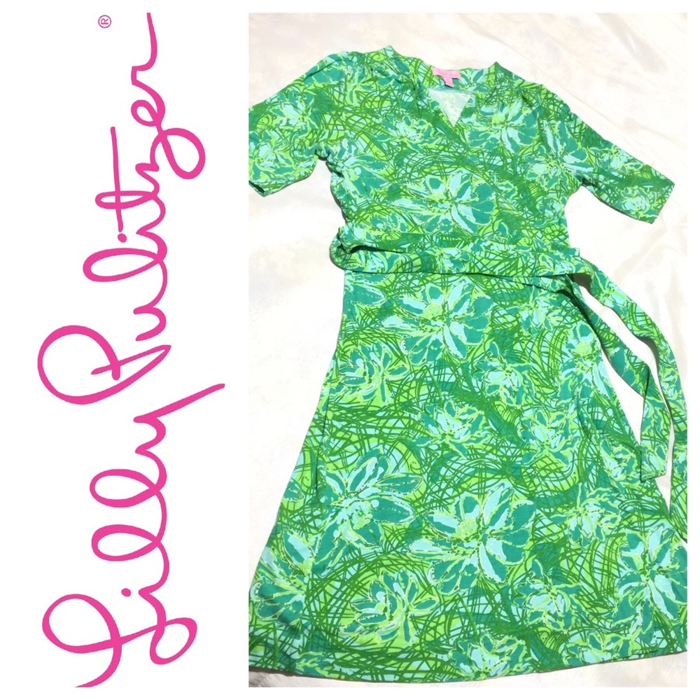 Lilly Pulitzer signature wrap dress